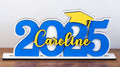 Personalized Graduation Sign – Custom Name & Year | Table Centerpiece & Photo Prop