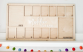 Personalized PreK-12 School Years Wood Photo Frame | Graduation Memory Display with Custom Name