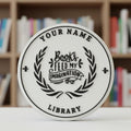 Personalized Library Sign for Book enthusiast – "Books Feed My Imagination" Bookish Decor