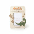 Personalized Dinosaur Fridge Frame –Father's/ Mother's Day Wood Magnet Gift