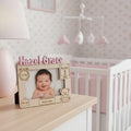 Personalized Baby Birth Stats Photo Frame - Custom Newborn Announcement Keepsake